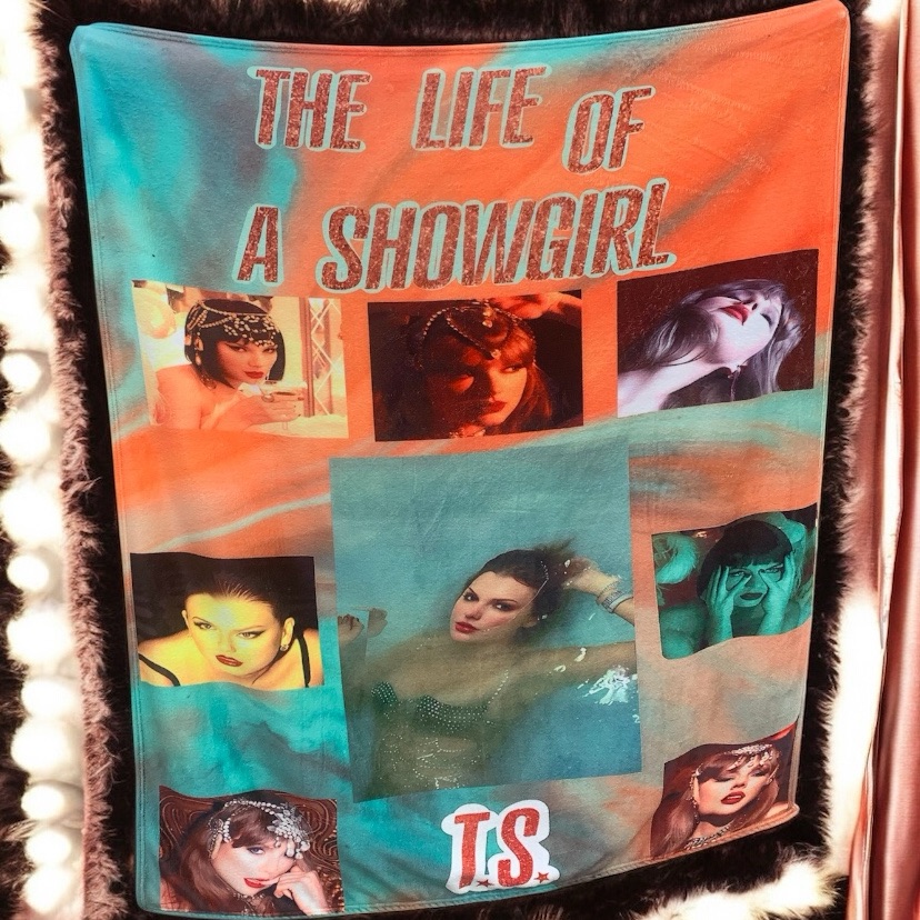 Taylor Swift Life Of A Showgirl Bejeweled Music Awards Blanket